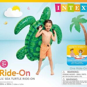 Sea Turtle Pool/Beach Ride-On Float